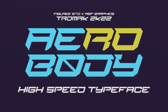 Aerobody: A Bold Slab Serif Font for Racing Web Design