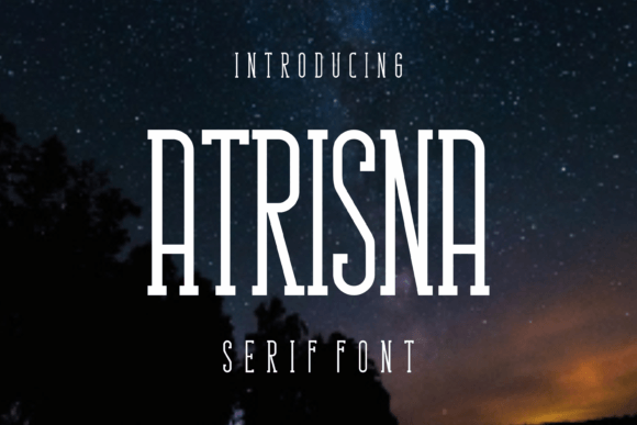 Atrisna: A Refined Serif for Modern Brand Identity
