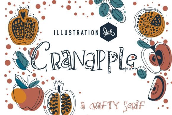 Cranapple: A Whimsical Handwritten Font for Editorial Design