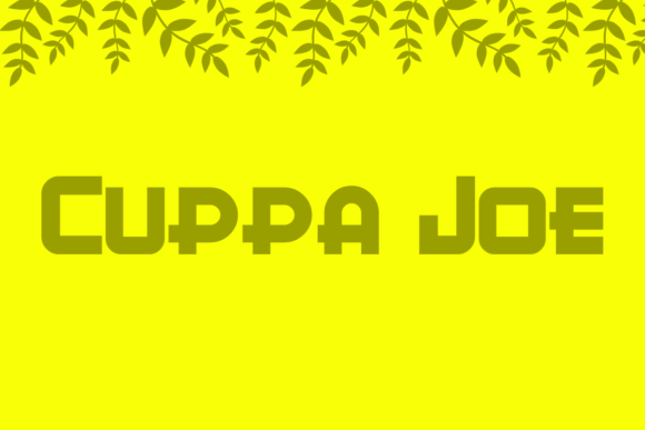 Cuppa Joe: A Charming Slab Serif Font for Editorial Design