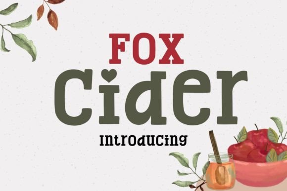 Fox Cider: The Slab Serif Font for Bold Business Branding