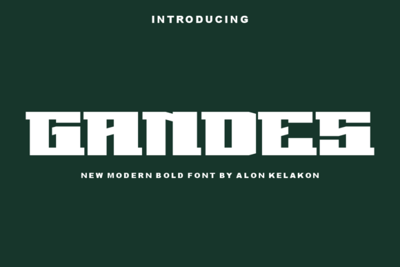 Gandes: A Bold Slab Serif Font for Modern Web Design