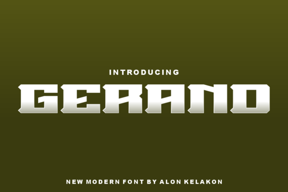 Gerand: The Slab Serif Font That Anchors Your Campaigns