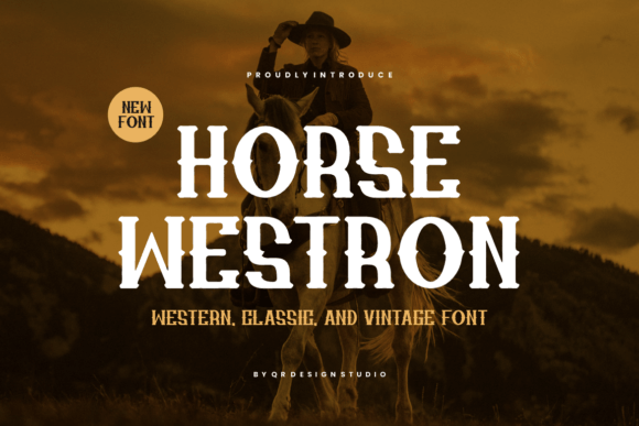 Horse Westron: A Slab Serif Typeface for Bold Editorial Design