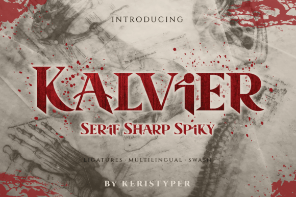 Kalvier: A Bold Slab Serif Font for Your Brand