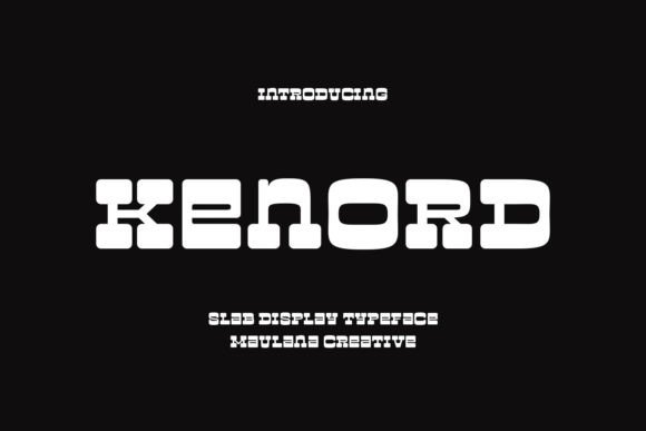 Kenord: A Slab Serif Font to Strengthen Your Brand Identity