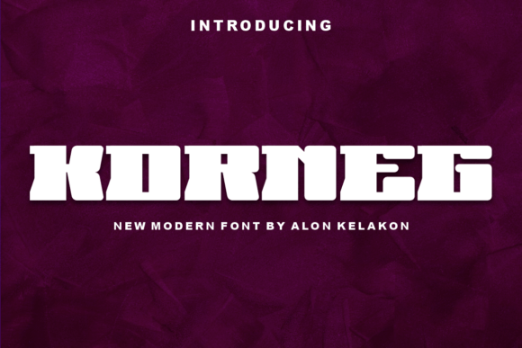 Korneg: A Slab Serif Font for Stronger Brand Identity