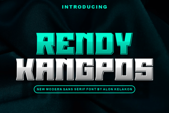Rendy Kangpos: A Slab Serif Font for Bold Editorial Design