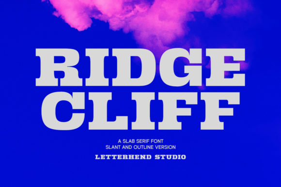 Ridge Cliff: The Slab Serif Font That Elevates Small Business Brands