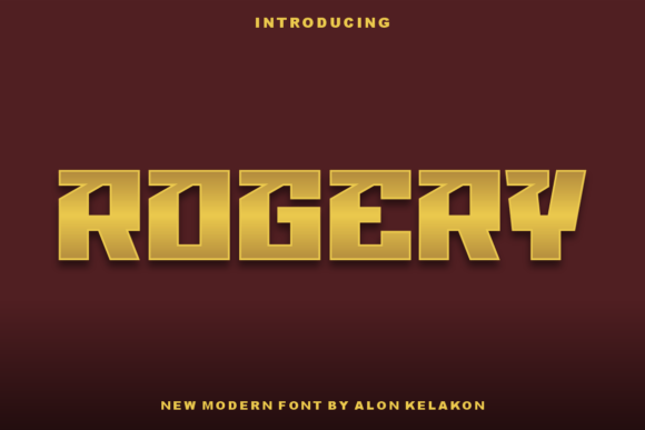 Rogery: The Perfect Slab Serif Font for Handmade Brands