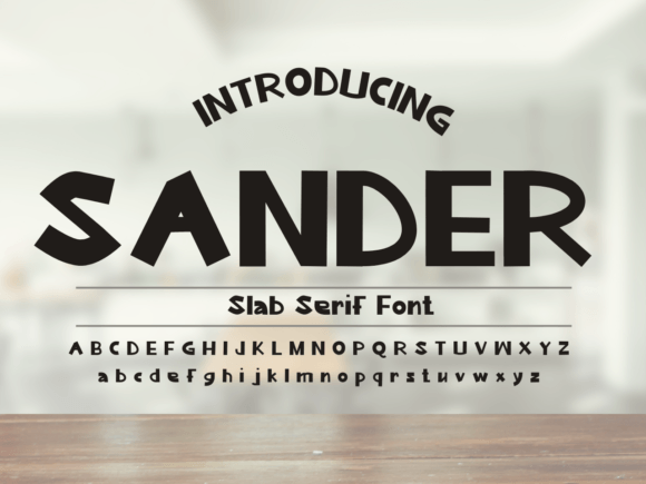 Sander Font Review: A Friendly Slab Serif for Branding