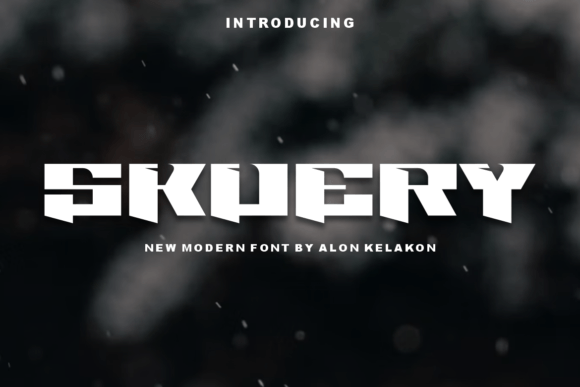 Skuery: A Bold Slab Serif Typeface for Modern Branding