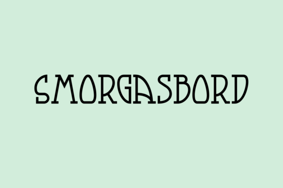Smorgasbord Review: A Quirky Display Font for Bold Brands