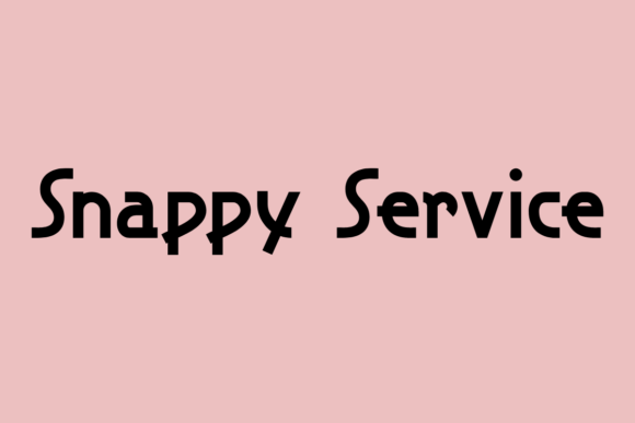 Snappy Service: A Thin Slab Serif Font for Editorial Design