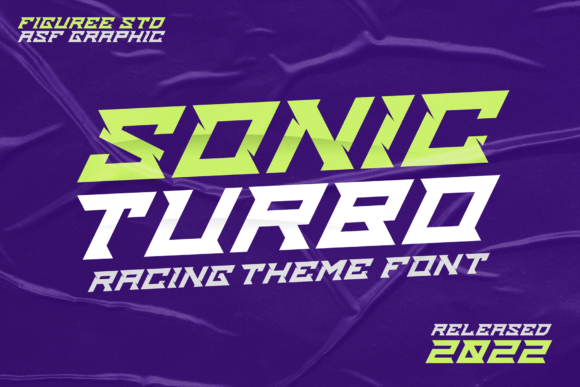 Sonic Turbo: A Racing Slab Serif Font for Makers