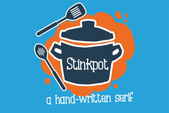 Stinkpot Font: A Boxy Serif for Playful Brand Identity