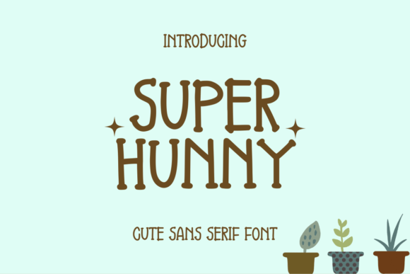 Super Hunny: A Slab Serif Typeface for Editorial Design