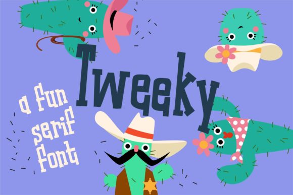 Tweeky: A Playful Serif Font for Bold Editorial Design