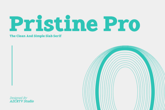 Upgrade Your Brand with Pristine Pro Slab Serif Font