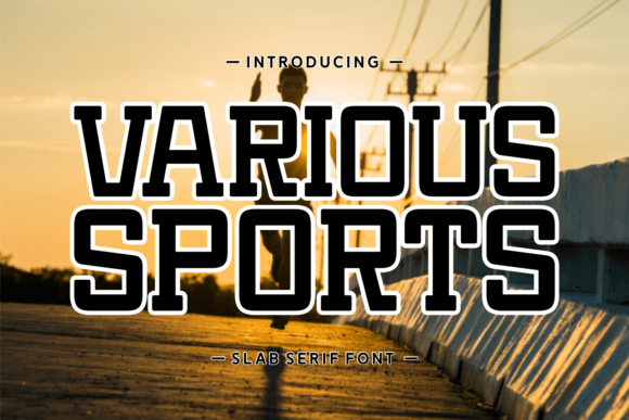 Various Sports Font Review: A Bold Slab Serif for Branding