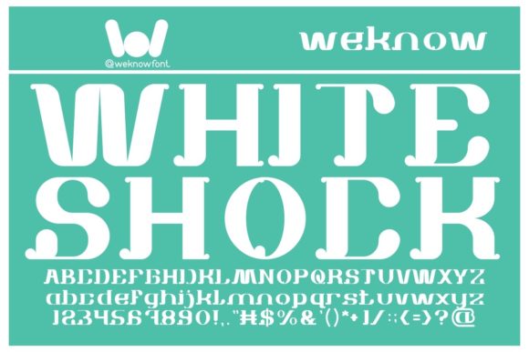 White Shock: The Slab Serif Font That Elevates Brand Identity