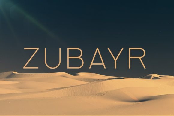Zubayr: The Serif Font That Stops the Scroll